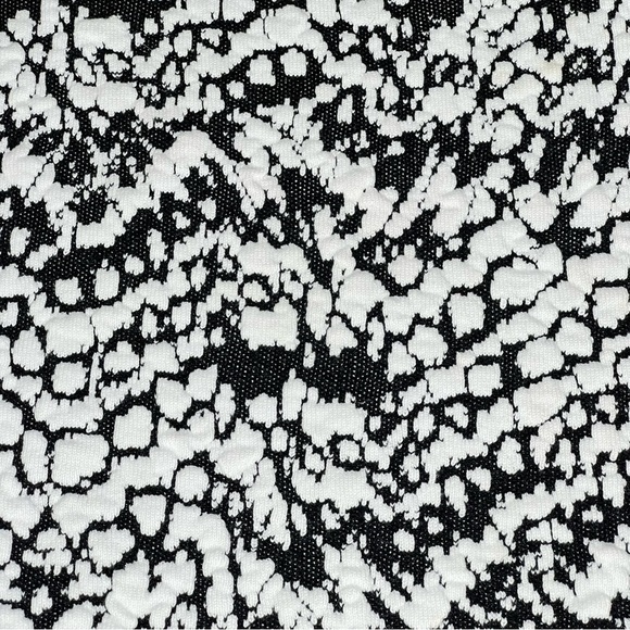 FRENCH CONNECTION Textured Long Sleeve Sweater Black White Women's S - Picture 9 of 12